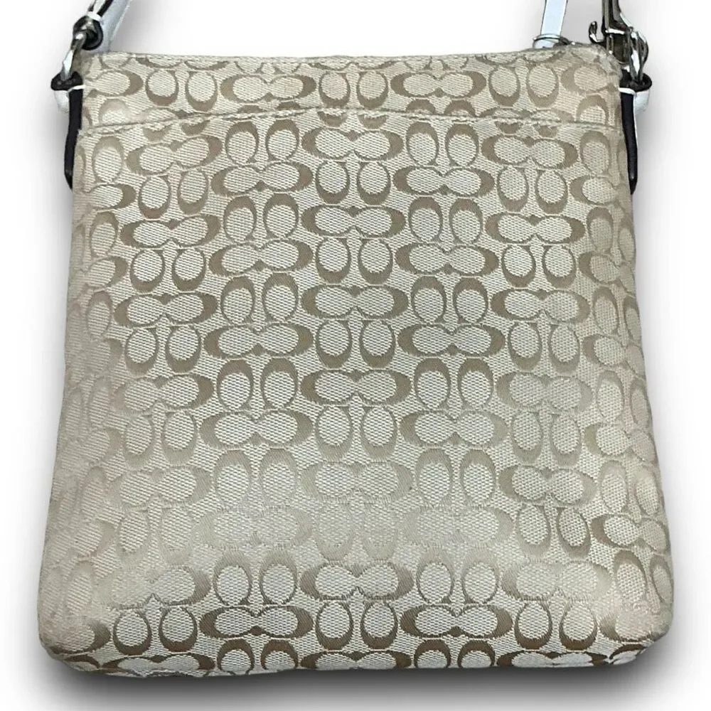Coach Canvas & Leather Crossbody Bag